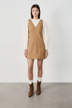 ETAM Vestido corto sin mangas TOPO