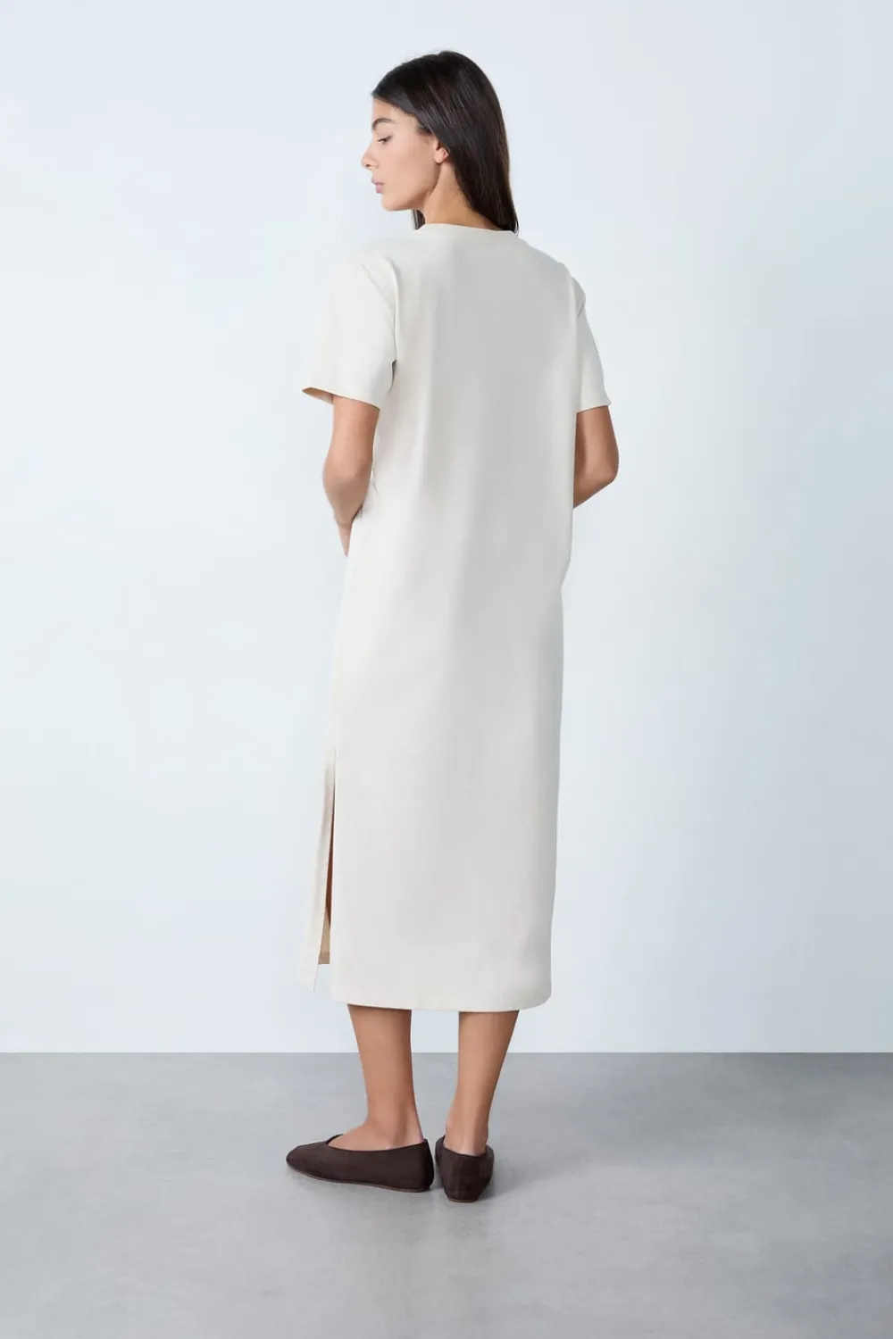ETAM Vestido largo CRUDO