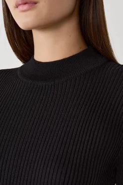 Online ETAM Vestido suéter corto NEGRO