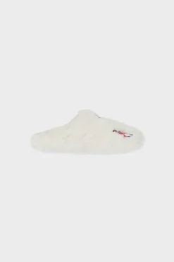 Outlet ETAM Zapatillas destalonadas de tejido ultrasuave con motivos CRUDO