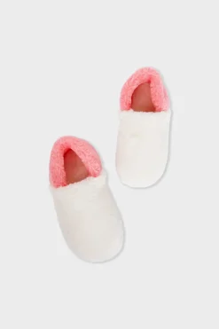 ETAM Zapatillas destalonadas de tejido ultrasuave CRUDO
