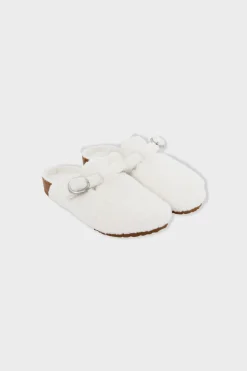 New ETAM Zapatillas destalonadas de tejido ultrasuave CRUDO