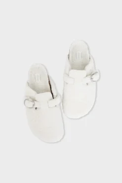 New ETAM Zapatillas destalonadas de tejido ultrasuave CRUDO